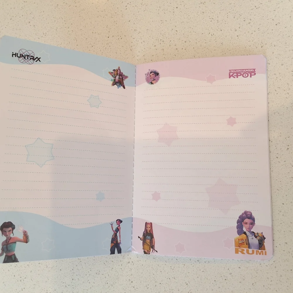 HUNTRIX Rumi Mira Zoey Purple Notebook (A5), New